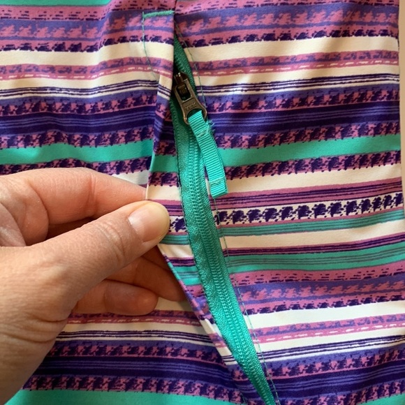 Columbia - L, 12/14, teal and purple winter coat - Picture 9 of 11